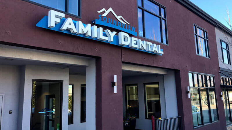 Exterior of Our Edmonds Dentist Office - Soundview Family Dental